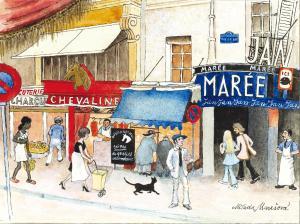 Marešová Milada 1901-1987,In Paris - St. Germain,Art Consulting CZ 2021-10-24