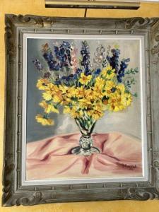 MARECHAL 1800-1900,Bouquet de glaïeuls et pissenlits,1965,Baron Ribeyre & Associés FR 2023-07-12