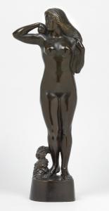 MARENDAZ Ag,standing female nude with a sphere,1921,Palais Dorotheum AT 2019-06-17