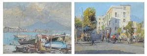 MARESCA Mario 1877-1959,Paesaggio con Vesuvio,Meeting Art IT 2023-05-20