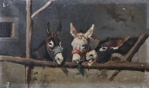 MARESCA S 1800-1900,A Study of Three Donkeys,19th,John Nicholson GB 2018-03-28