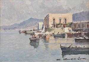 MARESCA SERRA Mario 1912-1991,Marina,1973,Errico casa d'aste IT 2024-03-16