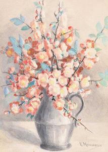 MARESCAUX Kathleen 1868-1944,STILL LIFE, FLOWERS,Ross's Auctioneers and values IE 2020-01-29