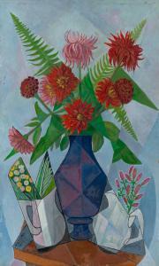 MAREVNA Marie Vorobieff 1892-1984,Cubist Still Life with Chrysanthemums,MacDougall's GB 2024-04-10