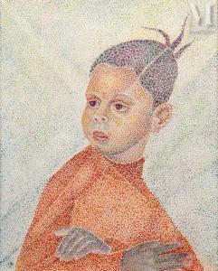 MAREVNA Marie Vorobieff 1892-1984,Portrait d'enfant,1962,Millon & Associés FR 2024-04-23