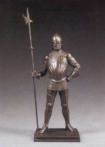 MARGERIE de Charles 1800-1900,Standing Medieval Knight,1888,Sotheby's GB 2001-11-02