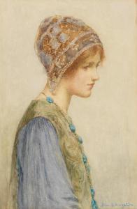 MARGETSON Helen Howard Hatton 1860-1955,The turquoise necklace,Bonhams GB 2023-11-15