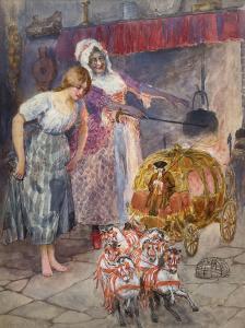 MARGETSON William Henry,Cinderella and the Fairy Godmother,David Duggleby Limited 2023-03-17