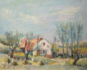 MARGOTTON Rene 1915-2009,Ferme dans la campagne,Matsa IL 2015-06-30