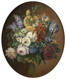 MARGRY Antoine 1800-1800,Bouquet de fleurs,1856,Artcurial | Briest - Poulain - F. Tajan 2022-02-22