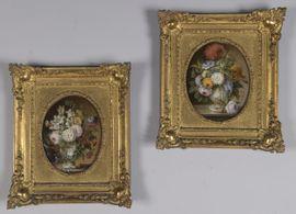 MARGRY Antoine 1800-1800,Bouquets de fleurs dans des vases,1846,Etienne de Baecque FR 2021-03-19