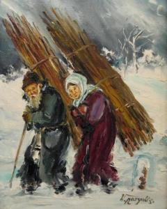 MARGULIS victor 1922-1984,The Kindling Gatherers,Montefiore IL 2009-07-22