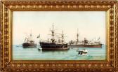 MARGUTTI Ferdinando 1800-1900,Shipping in calm waters,1896,Bonhams GB 2011-03-30