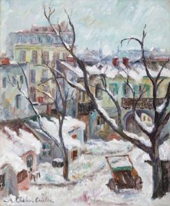 MARIA CHELSOI CRISTEA 1909-1996,Winter in Bucharest,Artmark RO 2024-04-15