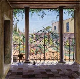 MARIA de Astolfo 1891-1946,Cancello e giardino,Finarte IT 2008-05-20