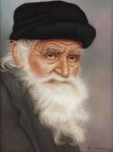 MARIA SALDARRIAGA 1954,Portrait of an Elderly Man with White Beard and Bl,Burchard US 2011-04-17
