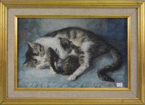 MARIA STORK KRUIJFF Anna Maria 1870-1946,Chats,Rops BE 2018-05-27