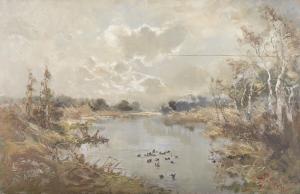 MARIANI Pompeo 1857-1927,Ducks on a marsh,1892,Christie's GB 2019-07-11