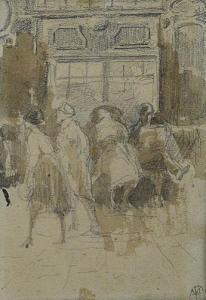 MARIANI Pompeo 1857-1927,Figure a passeggio,Meeting Art IT 2017-02-02