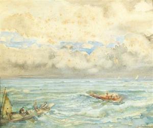 MARIANI Pompeo 1857-1927,Rough Seas at Bordighera,1915,Palais Dorotheum AT 2018-06-19