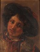 MARIANI 1900-1900,Ritratto di giovanetto con cappello,Antonina IT 2010-11-12