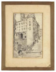 MARIANI Valerio 1900-1900,The Stairs of Campidoglio, Rome,Christie's GB 2005-04-22