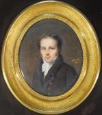 MARICOT Jeanne Alexandre 1789-1848,Jeune homme au frac,1822,Sadde FR 2018-10-16