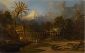 MARILHAT Prosper Georges Ant,Landscape with Palm Trees and Mountainous Vista,Sotheby's 2021-10-25