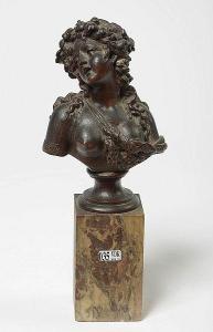 MARIN Joseph Charles 1759-1834,Buste de bacchante,VanDerKindere BE 2021-04-20