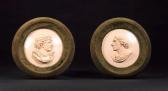 MARIN MARIE 1901-1987,Cassella? : A pair of terracotta portrait roundels,Bonhams GB 2007-10-09