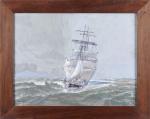 MARIN MARIE 1901-1987,Le trois-mâts barque Myrtle Holme sur la côte d'Is,Adjug'art FR 2022-10-29