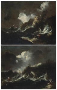 MARINI Antonio 1788-1861,Tempesta in mare con figure,Il Ponte Casa D'aste Srl IT 2013-10-22