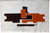MARINO Francesco 1920-2012,Composition en brun et ocre.,Lombrail - Teucquam FR 2007-06-17