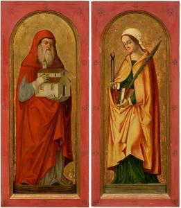 MARINONI Antonio,Pair of works: Saint Jerome and Saint Apollina,1525–30,Galerie Koller 2021-10-01