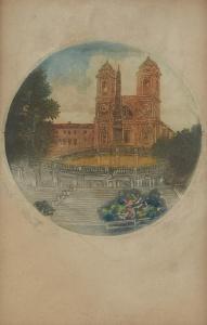 MARIONI Federico 1866-1938,Trinità dei Monti,Galleria Pananti Casa d'Aste IT 2022-12-16