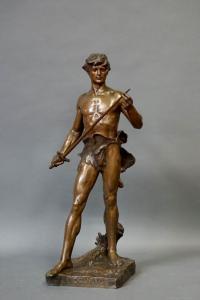 MARIOTON Eugene 1857-1933,Le Courage,Gautier-Goxe-Belaisch, Enghien Hotel des ventes FR 2024-01-14