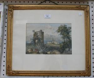 MARIS H.J,View of a Continental Landscape with a Castle Ruin,Tooveys Auction GB 2009-10-06