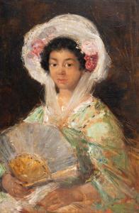 MARIS Simon Wzn 1873-1935,A portrait of Isabella,1906,Venduehuis NL 2023-11-14