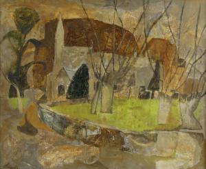 MARJORIE HAWKE 1894-1979,Cotswold church,Burstow and Hewett GB 2023-01-25