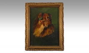 MARK Edith,Portrait of an old English Sheepdog,1898,Gerrards GB 2012-02-09