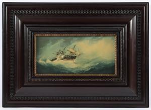 MARKES Richard W 1800-1900,Segelschiff in schwerer See,Von Zengen DE 2021-03-26