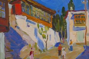 MARKIN Vitaly Alexandrov 1924-1998,street scene,1924,Crow's Auction Gallery GB 2022-09-14