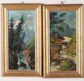MARKO Henry 1855-1921,Paesaggi montani,Cambi IT 2018-11-27