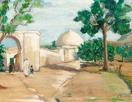 MARKOFF Natacha 1911-2008,Kouba et mosquée, Tunisie,Gros-Delettrez FR 2021-06-28