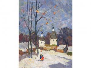 MARKOV Eugene,Petite église sous la neige,Francis Faure FR 2007-12-09