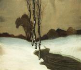 MARKOVIC Peter 1869-1952,A Winter Landscape,Palais Dorotheum AT 2012-03-10
