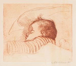 MARKOWSKI Antoni 1878-1949,Sleeping Toddler,Desa Unicum PL 2020-03-03