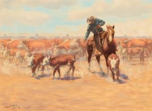 MARKS George B 1923-1983,Pickin' Up the Heels,1970,Santa Fe Art Auction US 2022-05-28