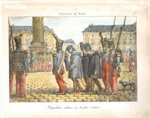 MARLET Jean Henri 1771-1847,Dégradation militaire sur la place Vendôme,Audap-Mirabaud FR 2014-03-18