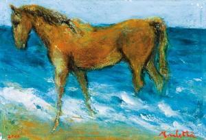 MARLETTA Franco 1945,Il cavallo e il mare,2000,Meeting Art IT 2017-01-25
